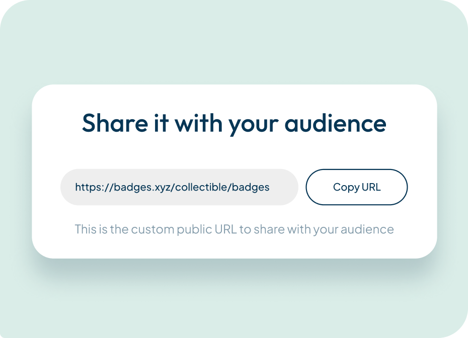 Share it with your audience